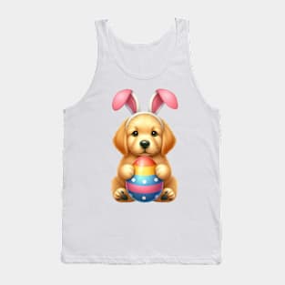 Easter Golden Retriever Dog Tank Top